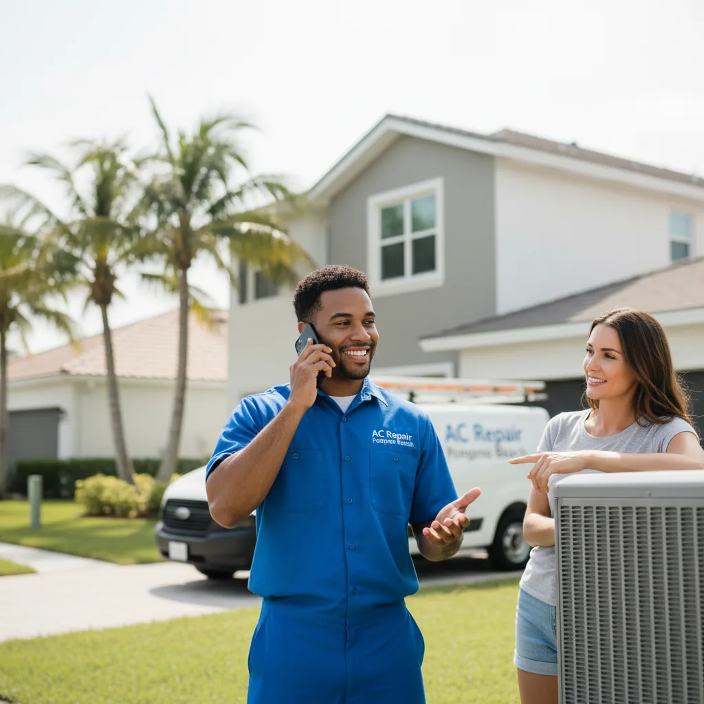 AC Repair Pompano Beach customer support in Gilbertsville